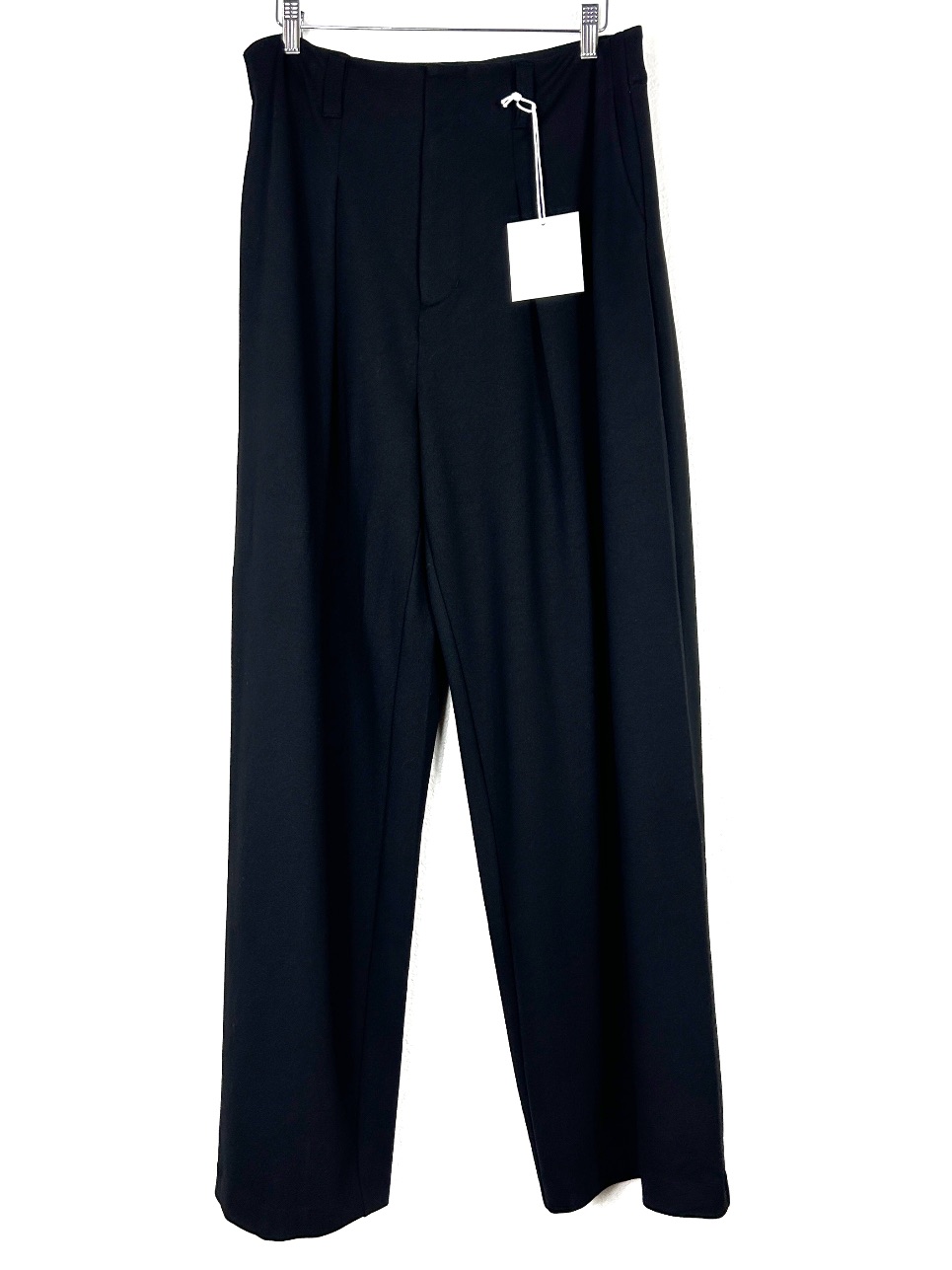Nwt Pistola Barrel Leg Eden Pleated Trouser Pants Black Minimalist Size 29 New